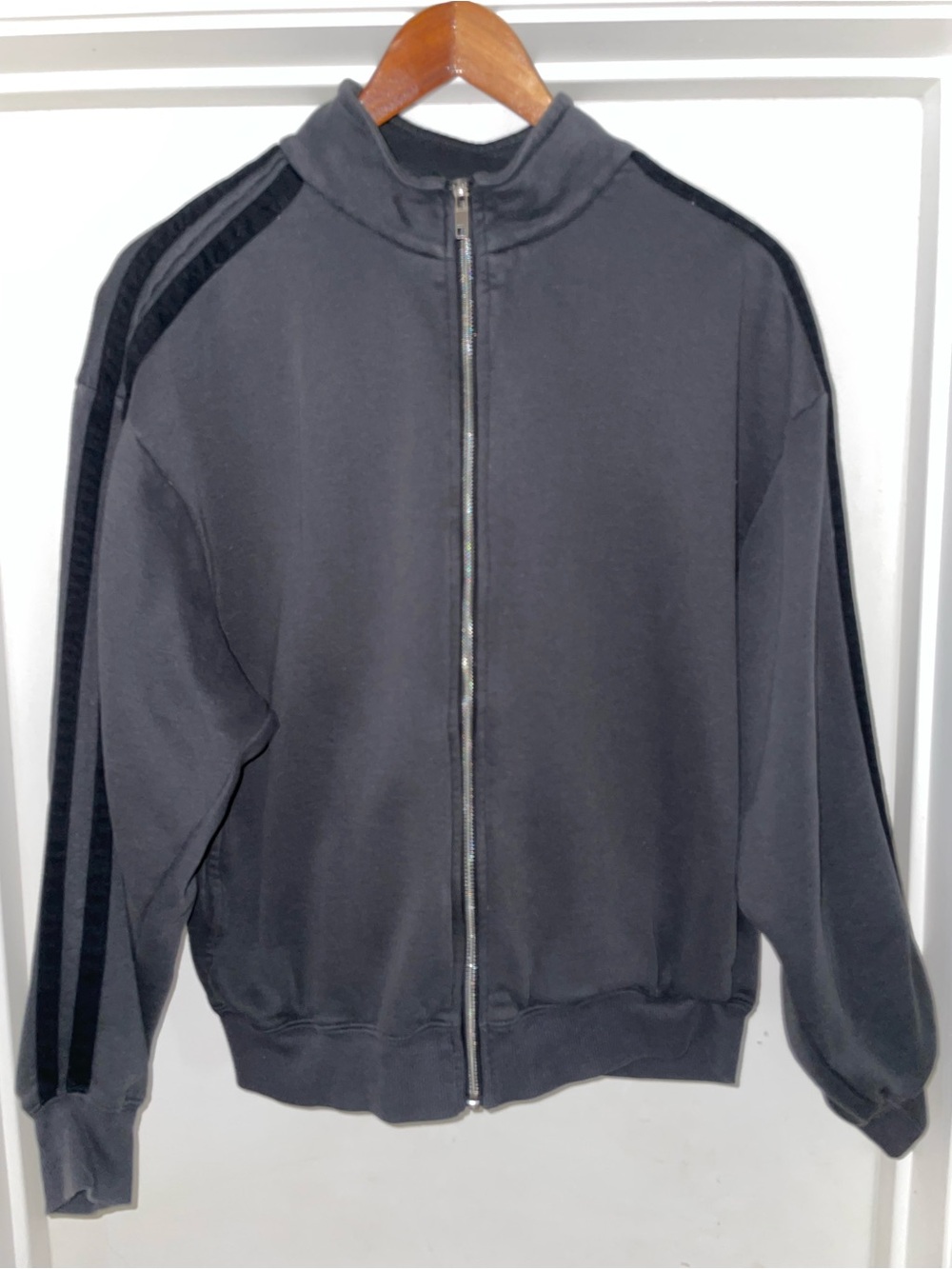 Women’s S Charcoal Grey/Black Wild Fable Zip Up